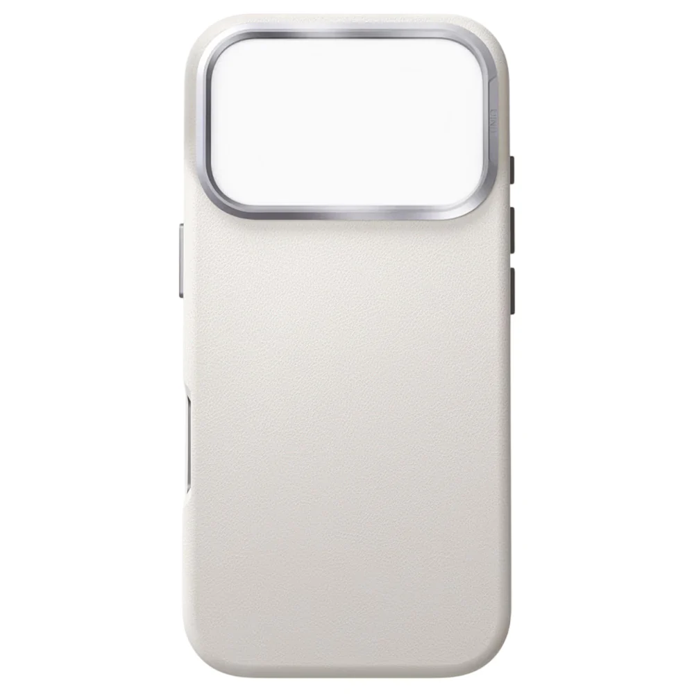 Case for Apple iPhone 17 Pro Max, UNIQ, Lyden Leatherette, Grey - Image 3