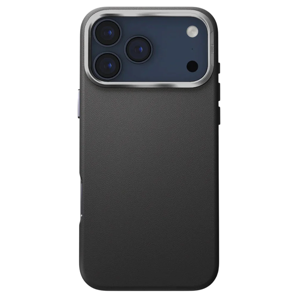 Case for Apple iPhone 17 Pro, UNIQ, Lyden Leatherette, Black - Image 2