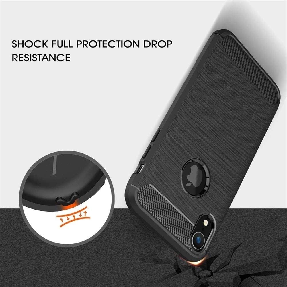 Case for Apple iPhone XR, Techsuit, Carbon, Black - Image 4