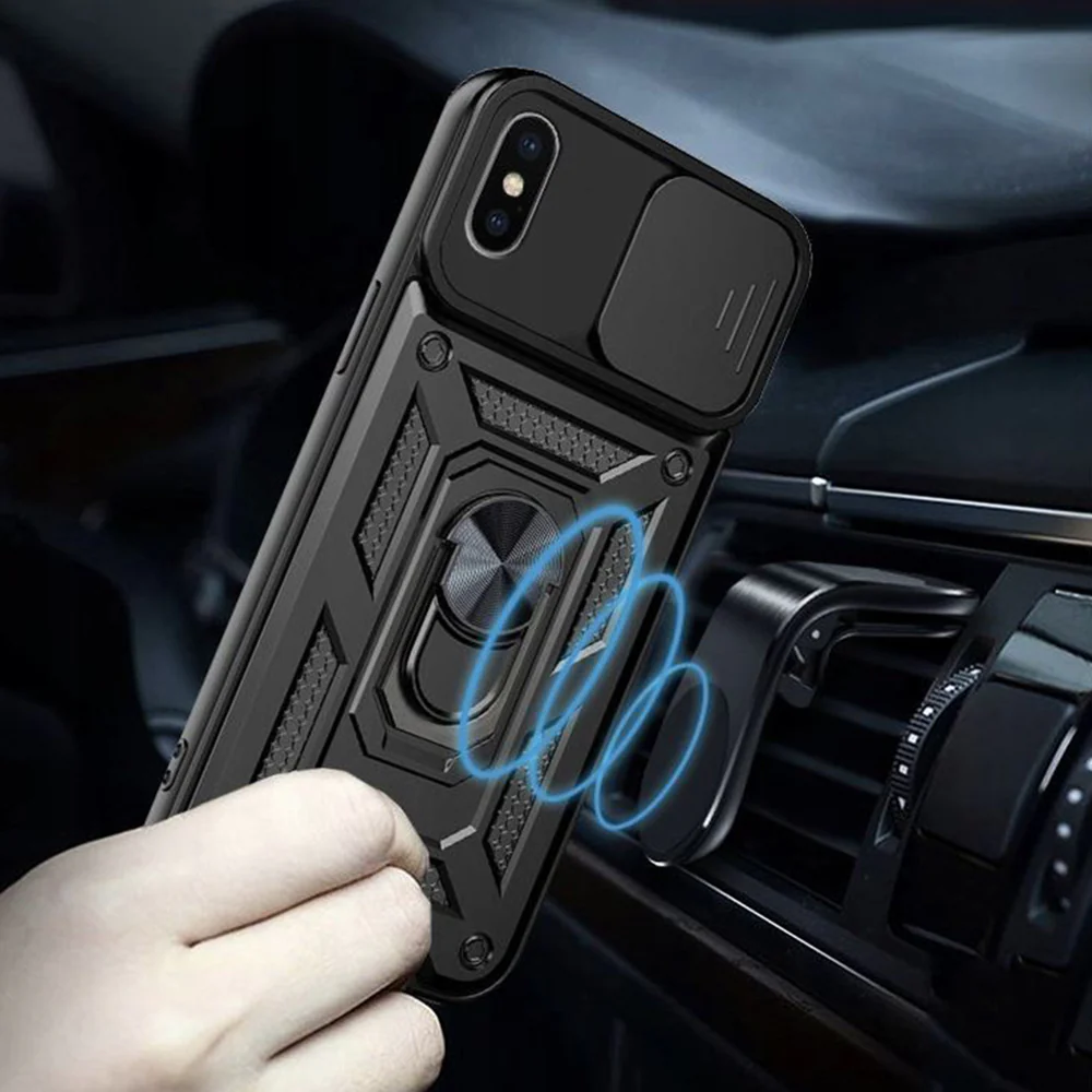 Case for Apple iPhone XS Max, Techsuit, CamShield, Black - Image 3