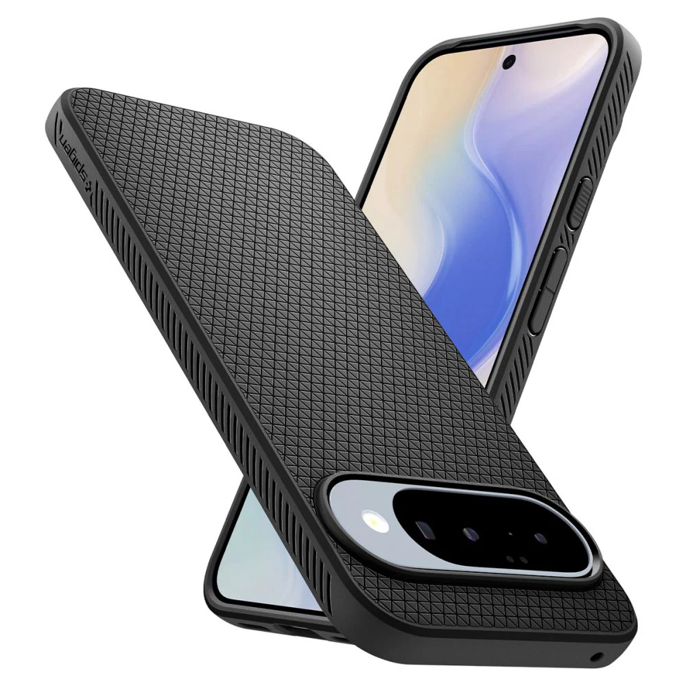 Case for Google Pixel 10 Pro / 10, Spigen, Liquid Air, Matte Black ACS09714 - Image 2