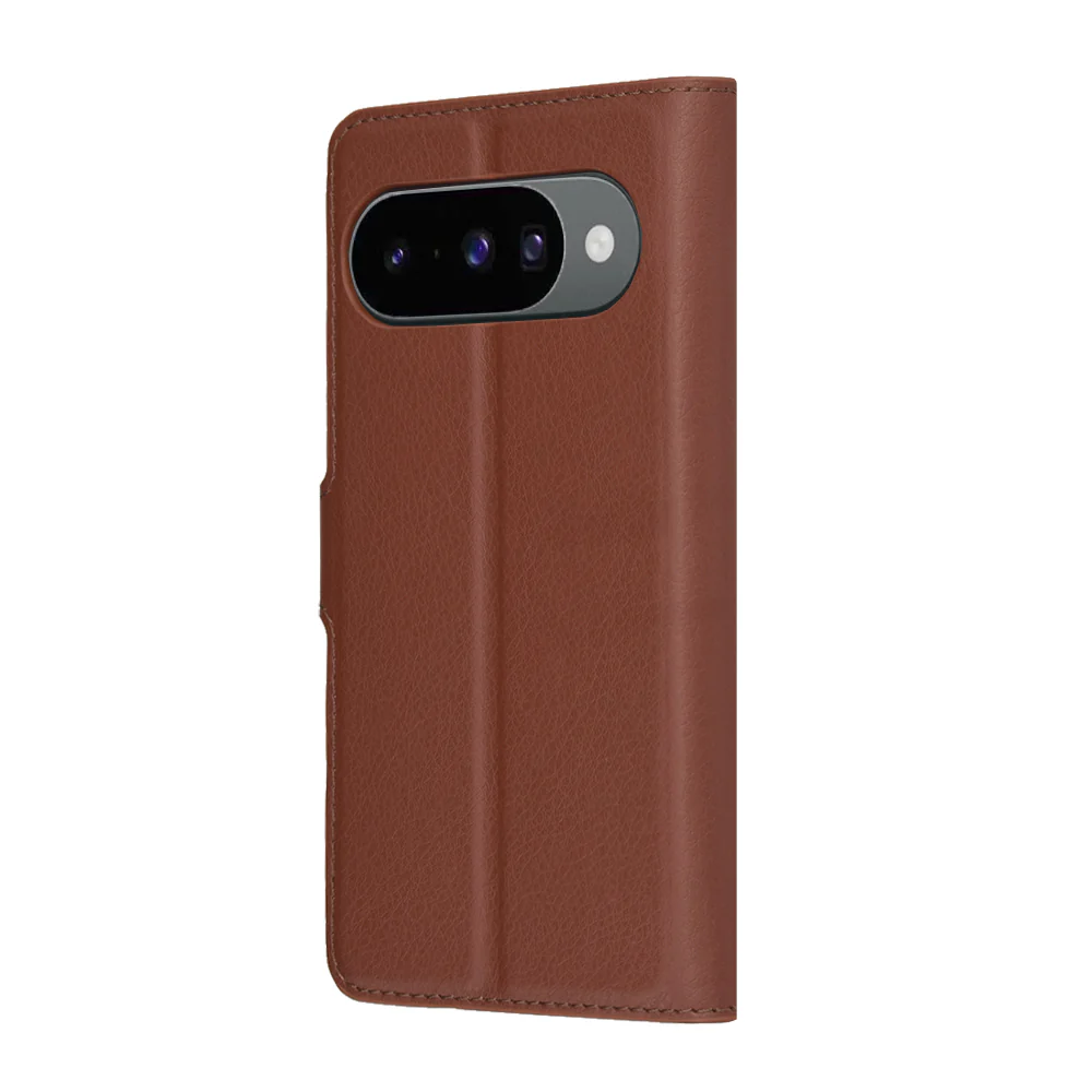 Case for Google Pixel 10 Pro / 10, Techsuit, Leather Folio, Brown - Image 5