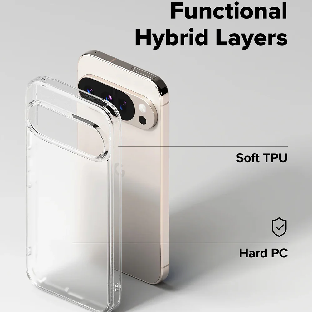 Case for Google Pixel 10 Pro XL, Ringke, Fusion, Matte Transparent - Image 5
