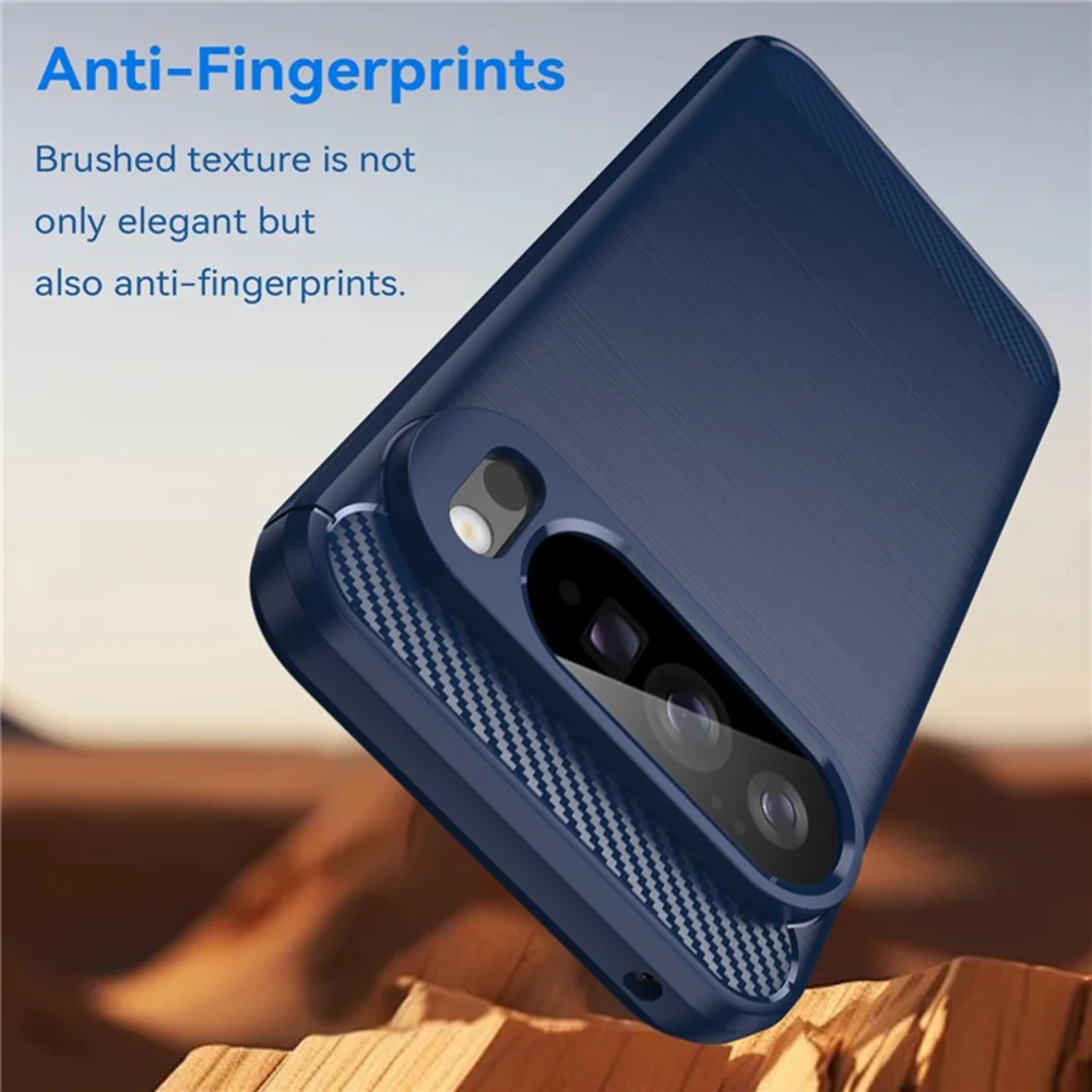 Case for Google Pixel 10 Pro XL, Techsuit, Carbon, Blue - Image 3