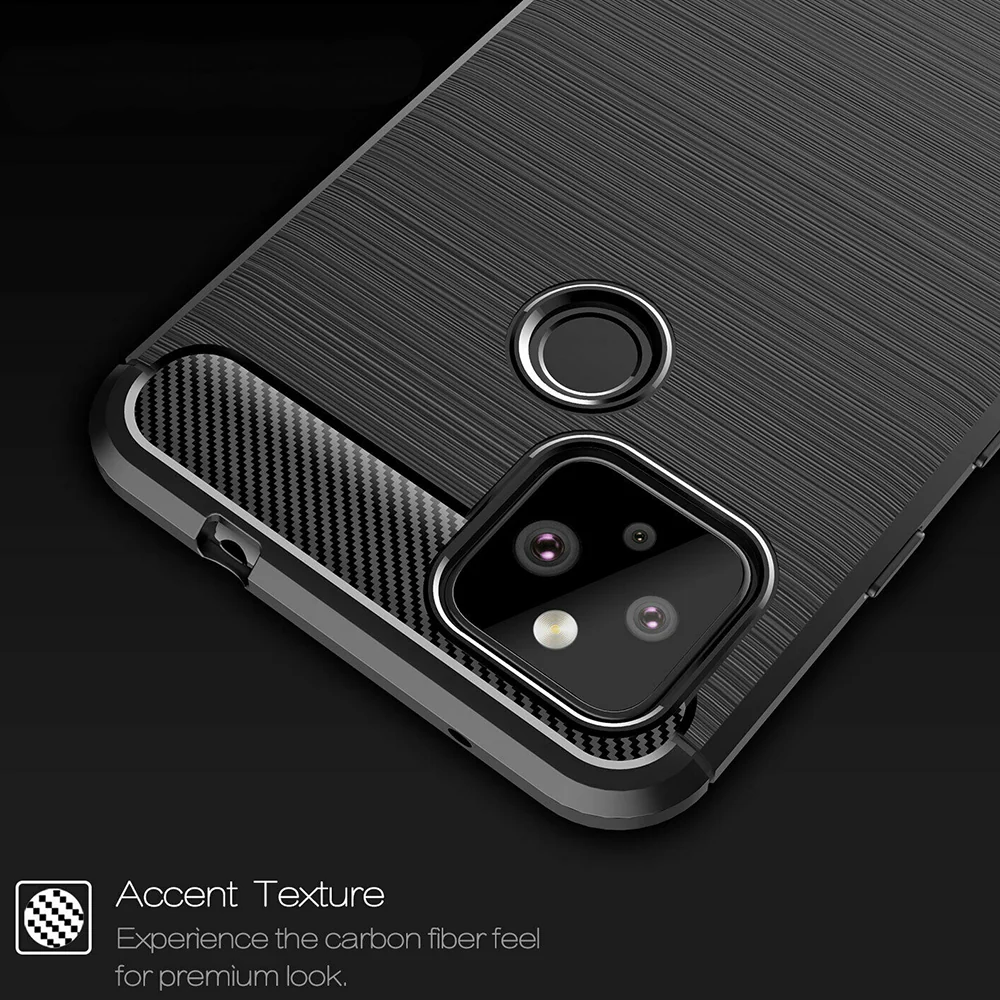 Case for Google Pixel 4a 5G, Techsuit, Carbon, Black - Image 3