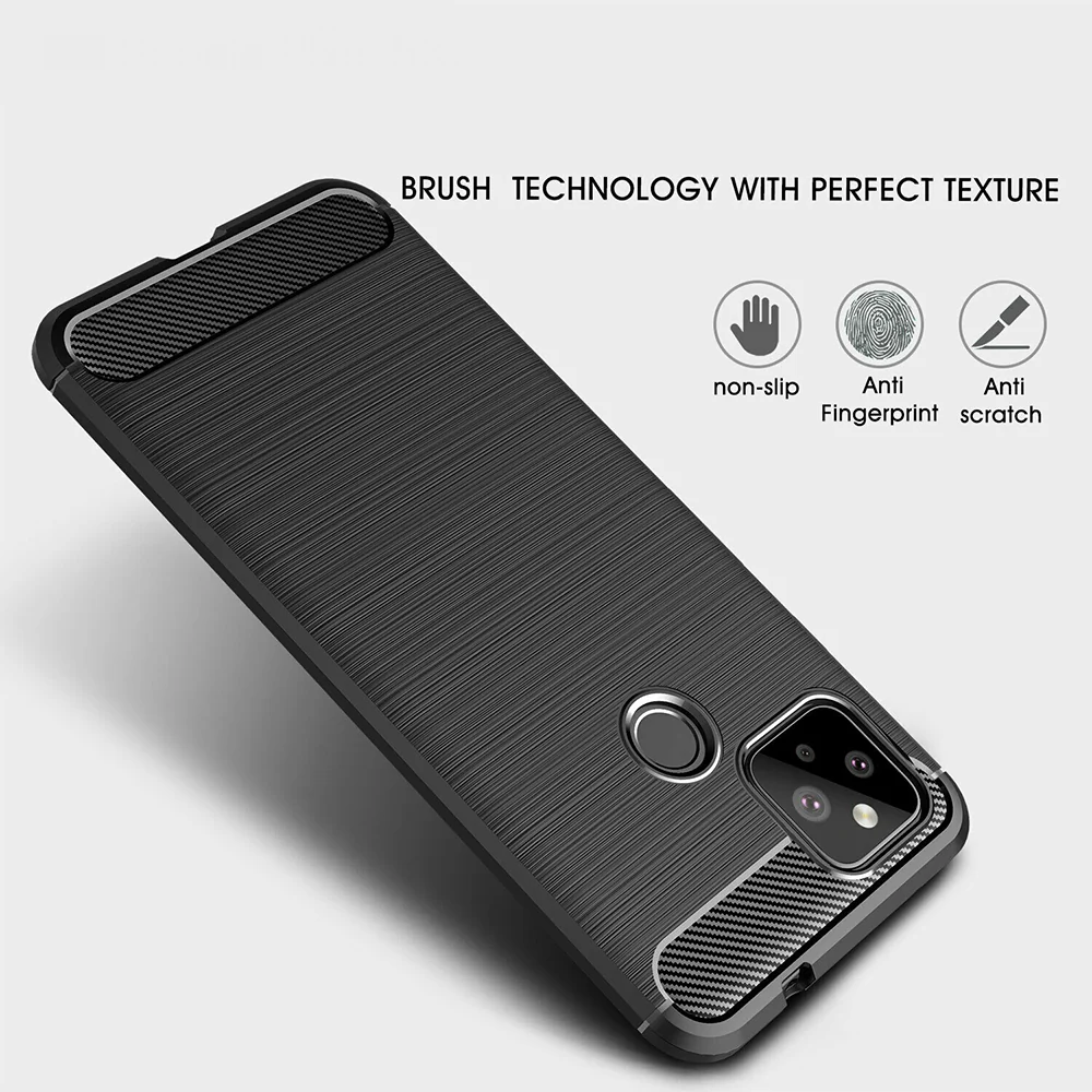 Case for Google Pixel 5, Techsuit, Carbon, Black - Image 5