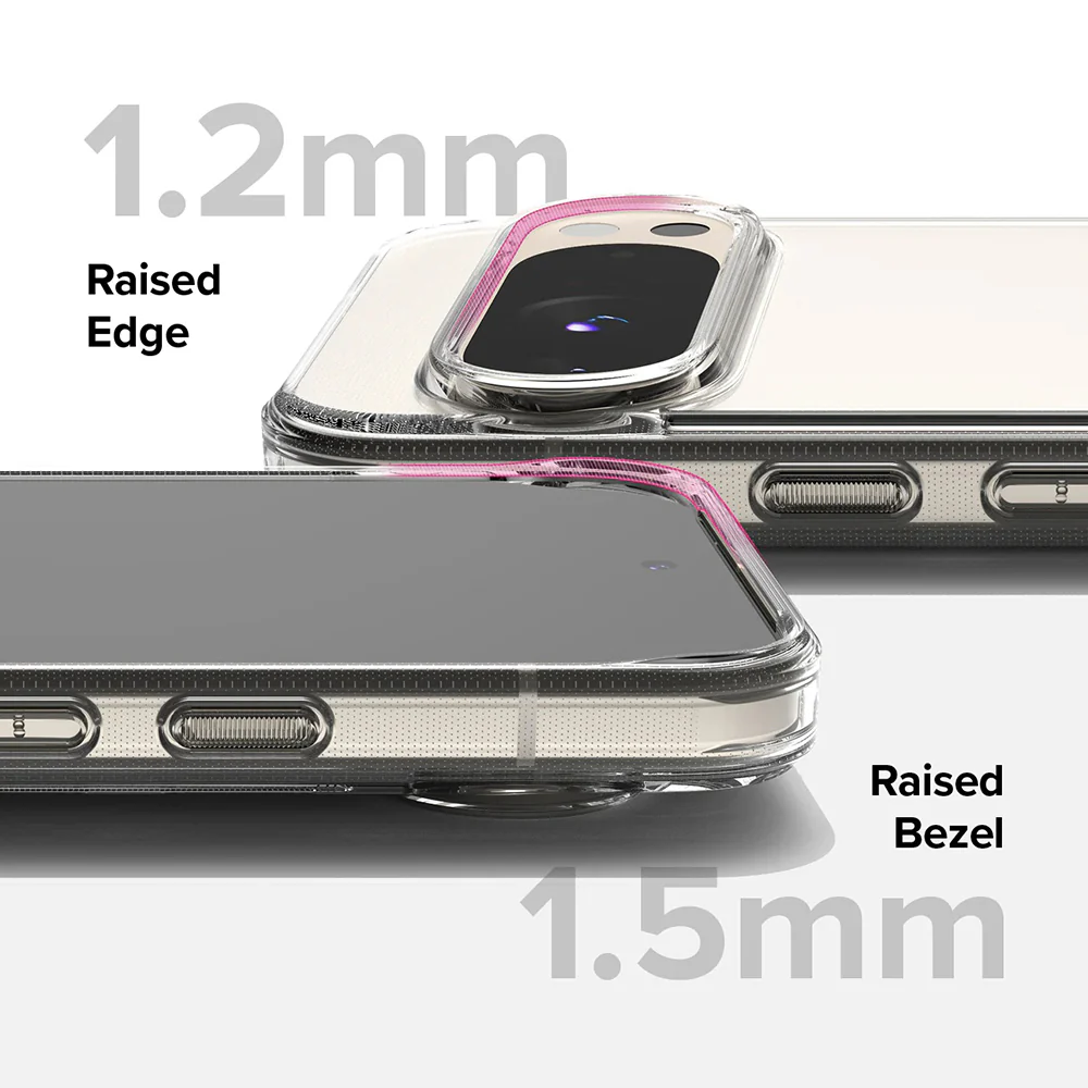 Case for Google Pixel 9 / 9 Pro, Ringke, Fusion, Matte Transparent - Image 3