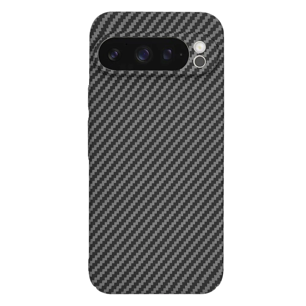Case for Google Pixel 9 Pro, Techsuit, Carbonite FiberShell, Black - Image 3