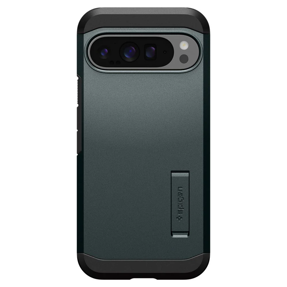 Case for Google Pixel 9 Pro XL, Spigen, Tough Armor, Green ACS07728 - Image 2