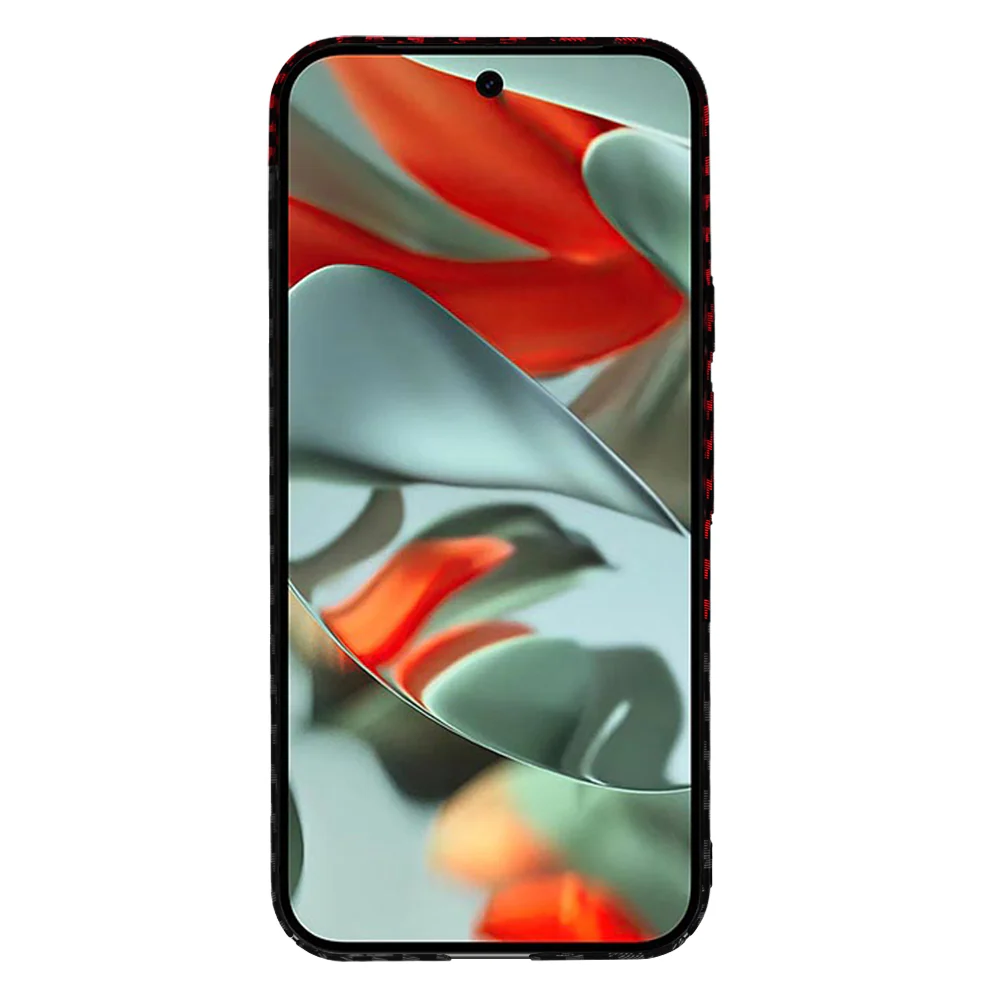 Case for Google Pixel 9 Pro XL, Techsuit, Carbonite FiberShell, Black Red - Image 2