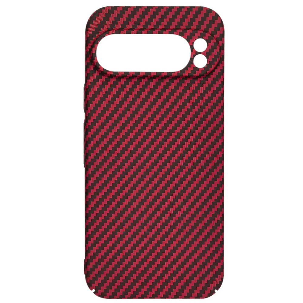 Case for Google Pixel 9 Pro XL, Techsuit, Carbonite FiberShell, Red - Image 4