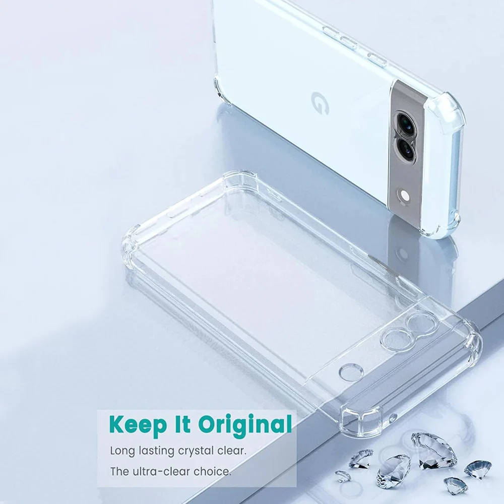 Case for Google Pixel 9, Techsuit, Shockproof Clear, Transparent - Image 3