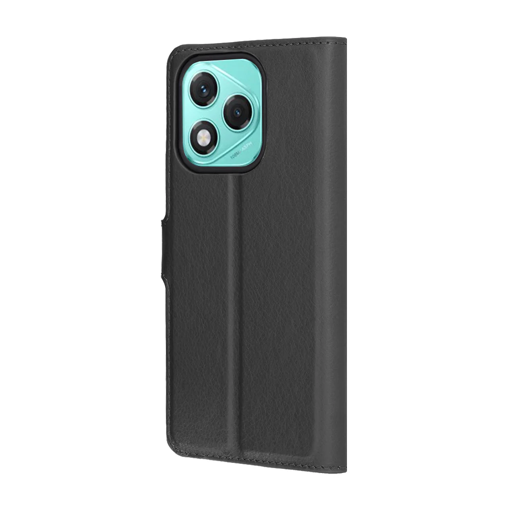 Case for Honor 400 Lite, Techsuit, Leather Folio, Black - Image 5