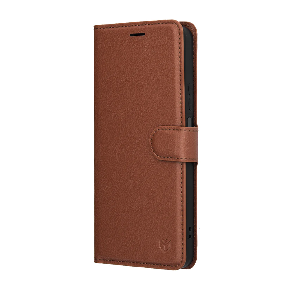 Case for Honor 400 Smart 4G / X7d 4G / 400 Smart 5G, Techsuit, Leather Folio, Brown - Image 4