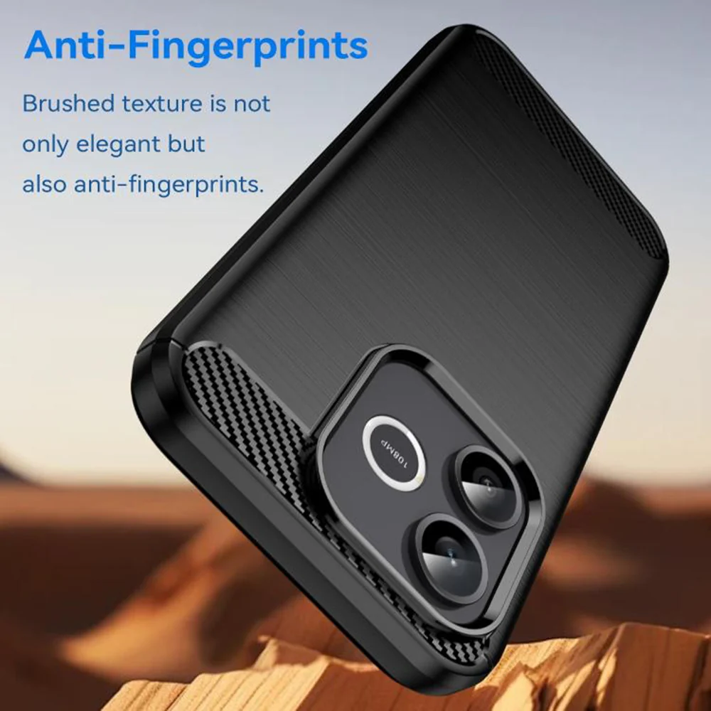 Case for Honor 600 Lite, Techsuit, Carbon, Black - Image 4