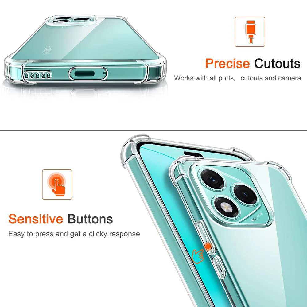Case for Honor 600 Lite, Techsuit, Shockproof Clear, Transparent - Image 3