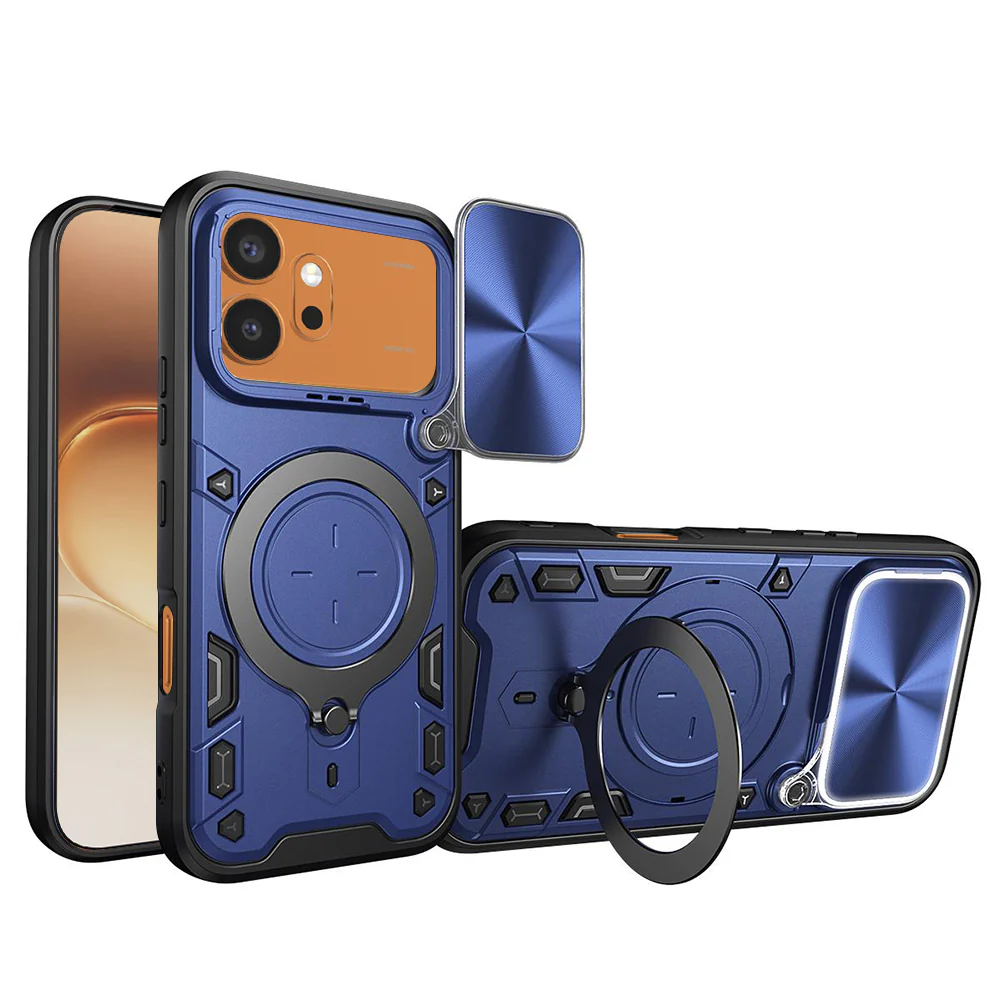 Case for Honor 600 Pro / 600, Techsuit, CamGuard Pro, Blue - Image 2
