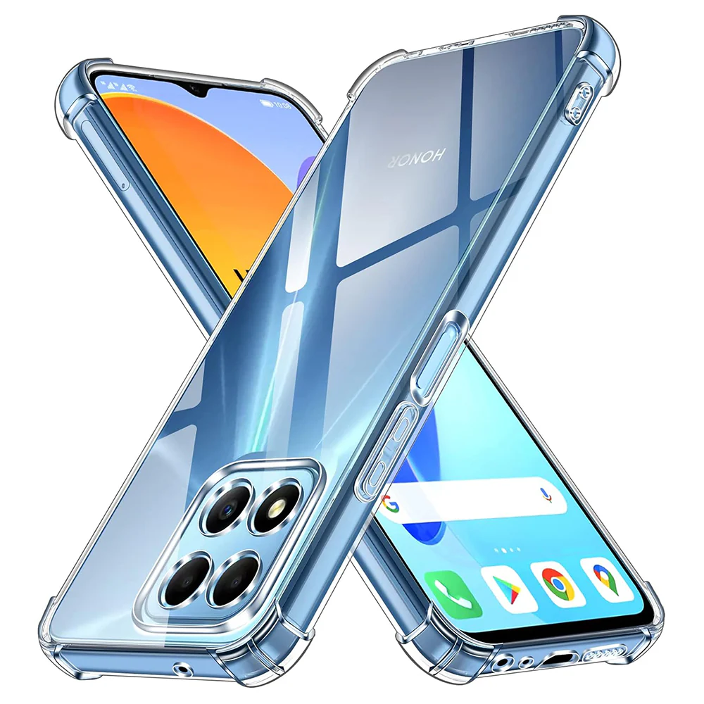 Case for Honor 70 Lite / X6 / X8 5G, Techsuit, Shockproof Clear, Transparent
