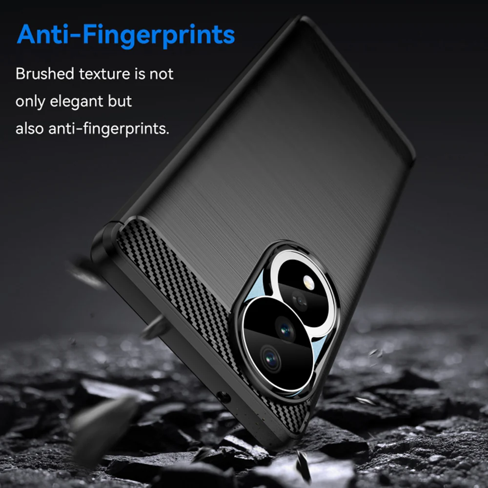 Case for Honor 90 / 80, Techsuit, Carbon, Black - Image 5
