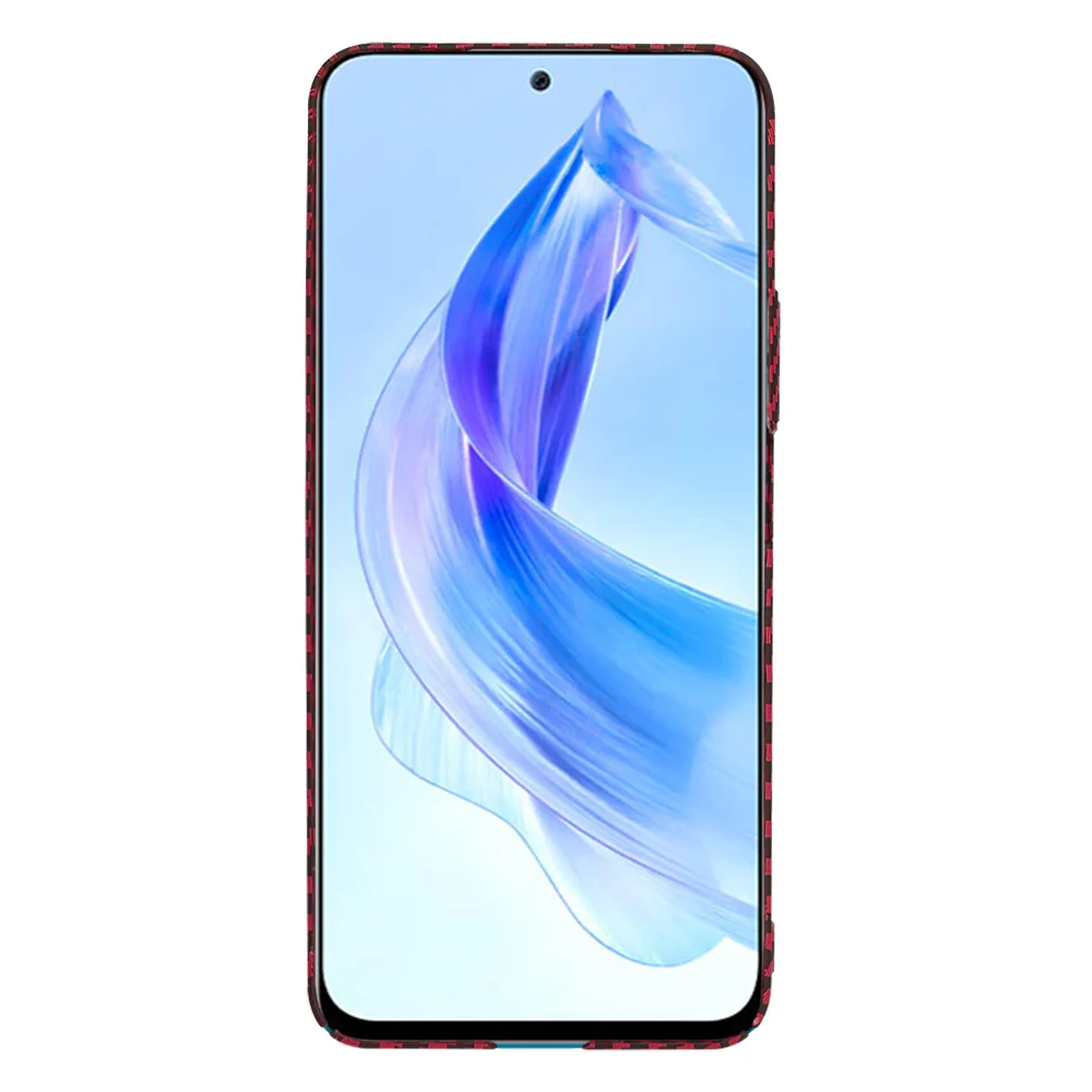 Case for Honor 90 Lite, Techsuit, Carbonite FiberShell, Red - Image 2