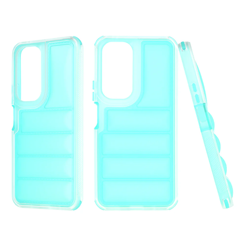 Case for Honor 90 Lite, Techsuit, Wave Shield, Turquoise - Image 4