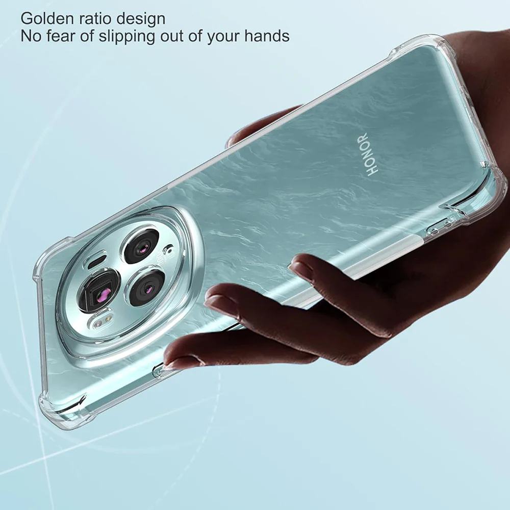 Case for Honor Magic6 Pro, Techsuit, Shockproof Clear, Transparent - Image 3
