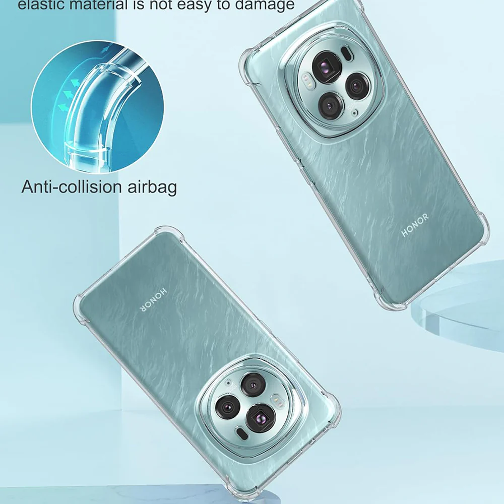 Case for Honor Magic6 Pro, Techsuit, Shockproof Clear, Transparent - Image 4