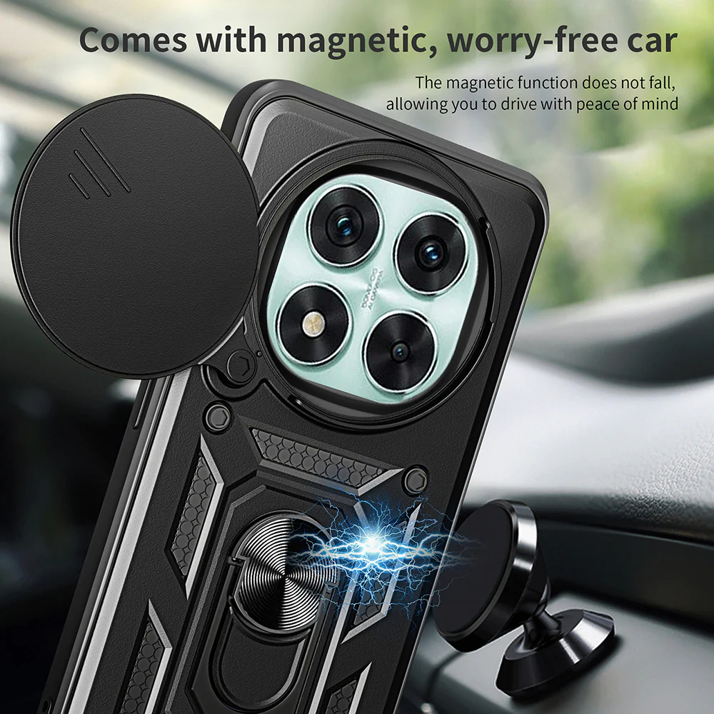 Case for Honor Magic7 Pro, Techsuit, CamShield, Black - Image 6