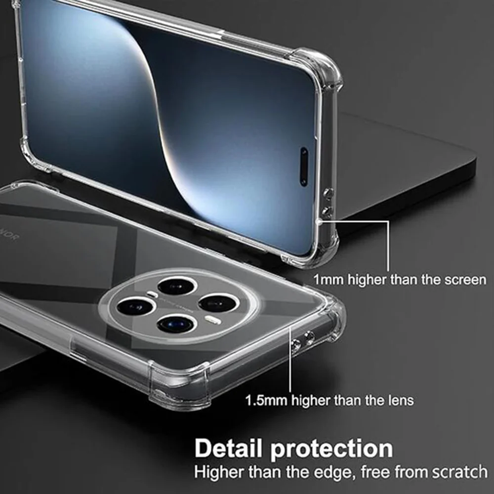 Case for Honor Magic7 Pro, Techsuit, Shockproof Clear, Transparent - Image 6