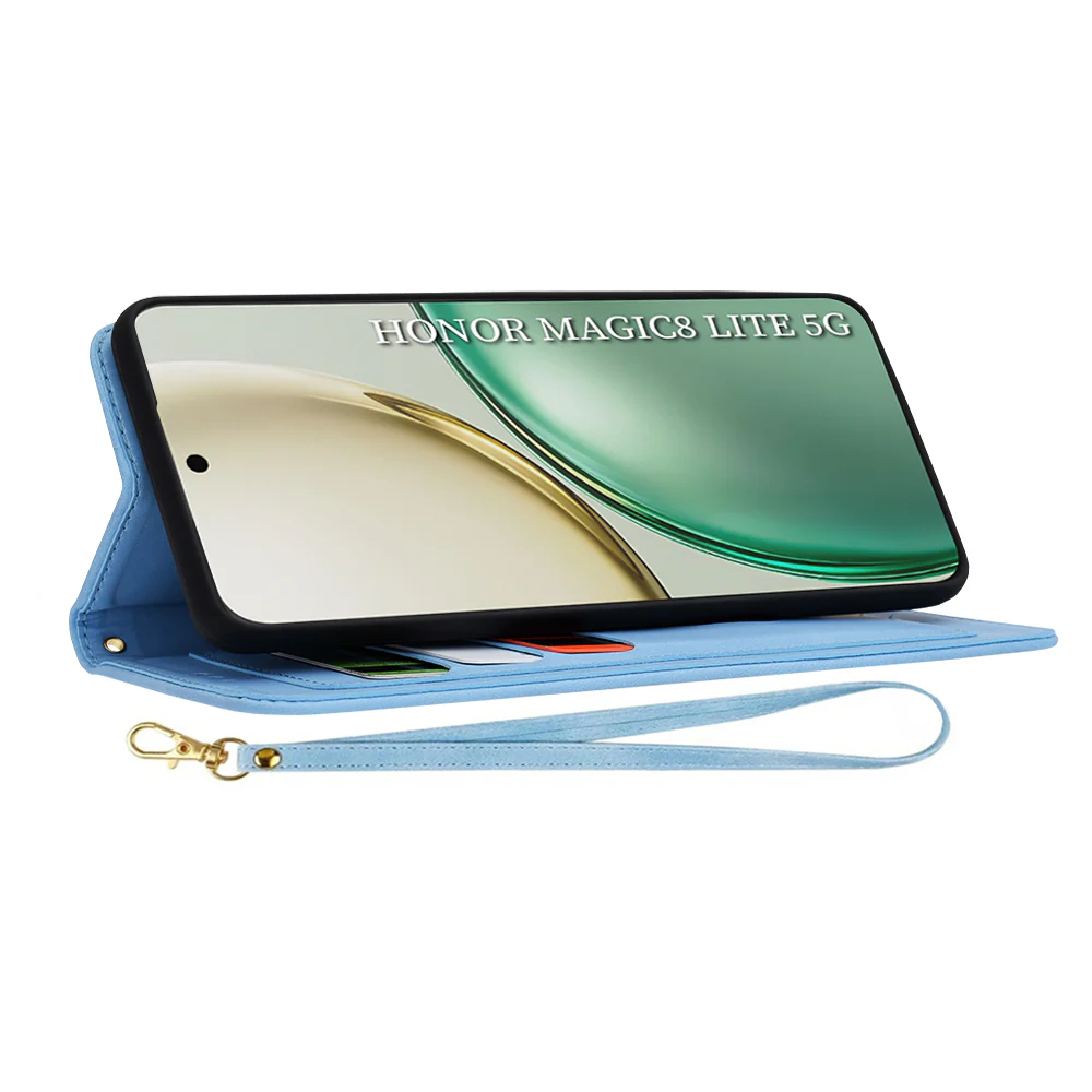 Case for Honor Magic8 Lite, Techsuit, FlipCraft, Blue - Image 2