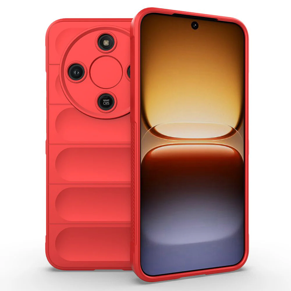 Case for Honor Magic8 Lite, Techsuit, Magic Shield, Red