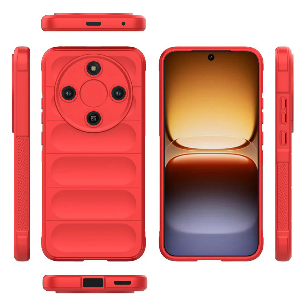 Case for Honor Magic8 Lite, Techsuit, Magic Shield, Red - Image 3