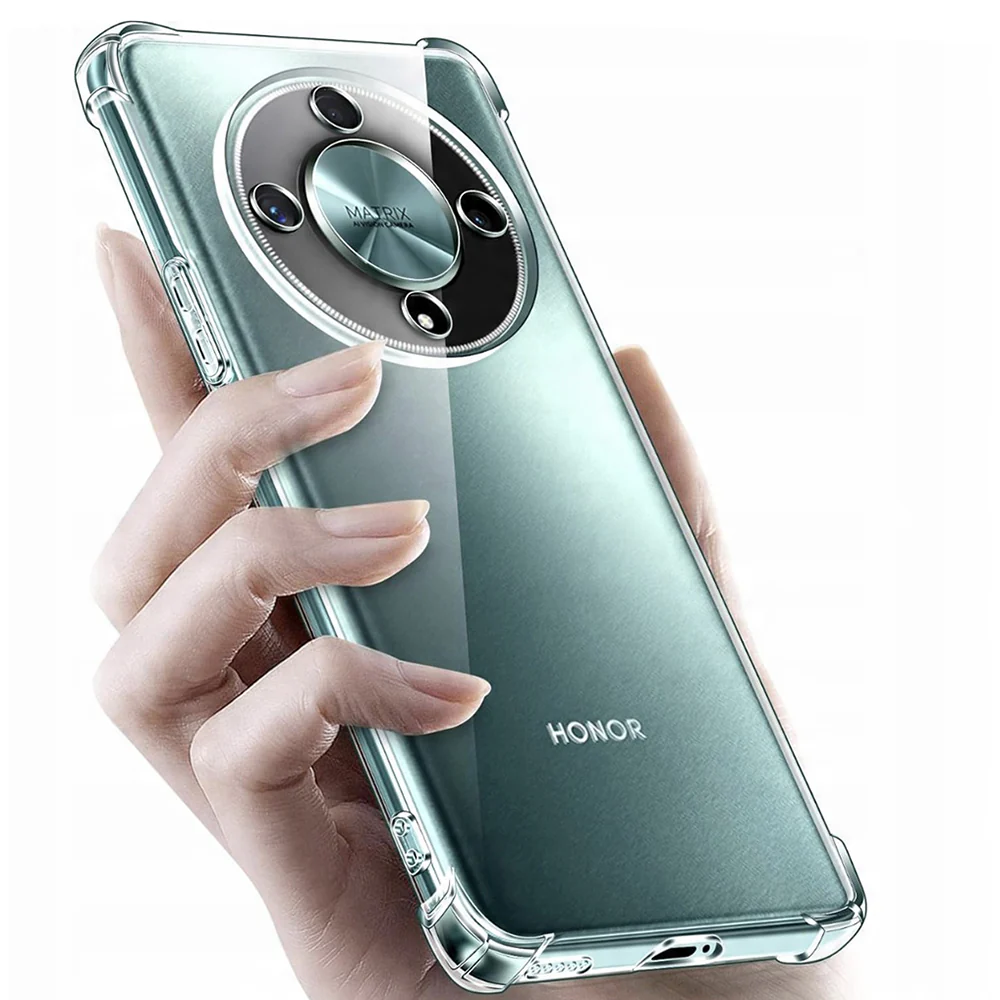Case for Honor Magic8 Lite, Techsuit, Shockproof Clear, Transparent - Image 3