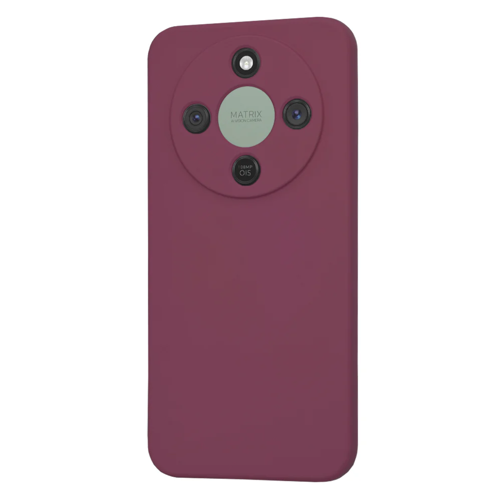 Case for Honor Magic8 Lite, Techsuit, SoftFlex, Burgundy - Image 3