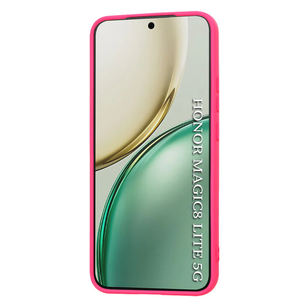 Case for Honor Magic8 Lite, Techsuit, SoftFlex, Dark Pink - Image 2