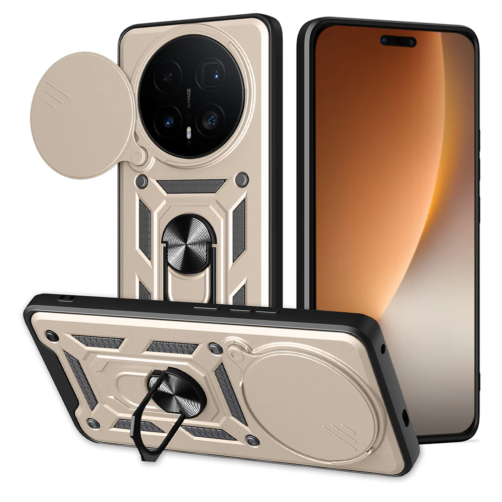 Case for Honor Magic8 Pro, Techsuit, CamShield, Gold