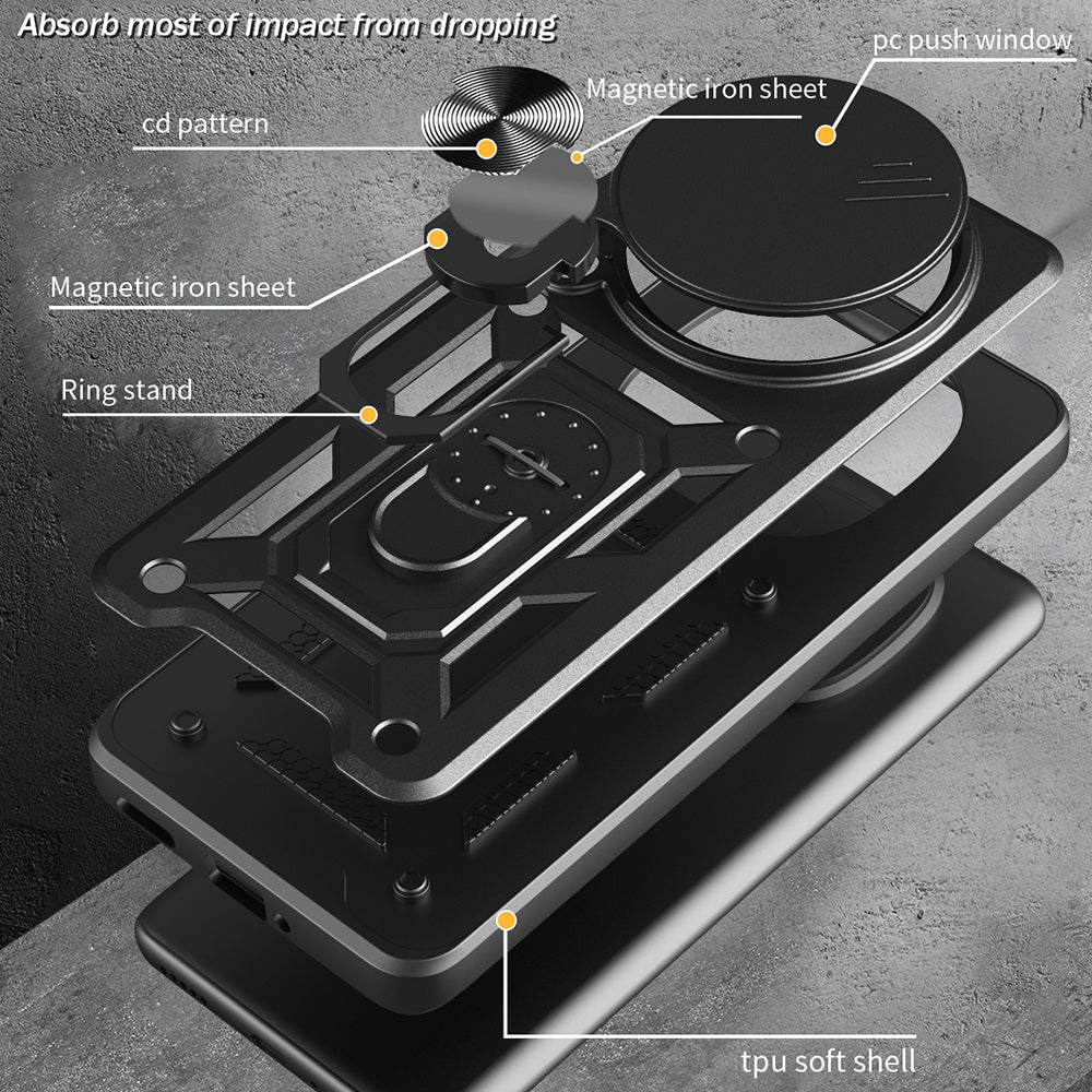 Case for Honor Magic8 Pro, Techsuit, CamShield, Rose Gold - Image 3
