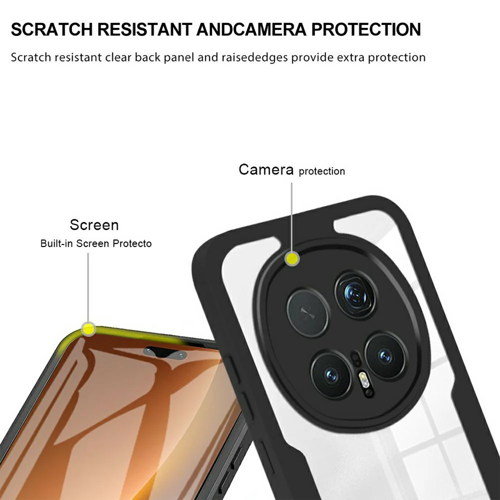 Case for Honor Magic8 Pro, Techsuit, ColorVerse 360, Black - Image 3