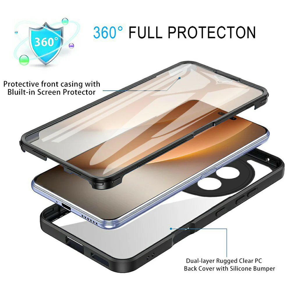 Case for Honor Magic8 Pro, Techsuit, ColorVerse 360, Black - Image 5