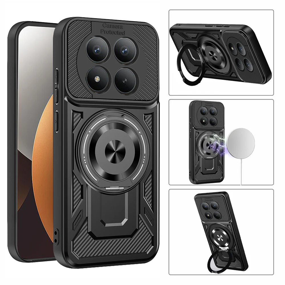 Case for Honor Magic8 Pro, Techsuit, RuggedCam, Black - Image 2