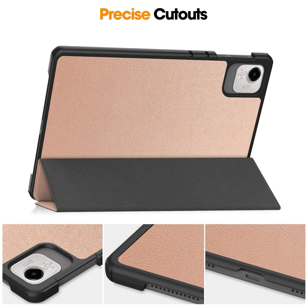 Case for Honor Pad X9a / X9 / X8 Pro, Techsuit, FoldPro, Rose Gold - Image 4