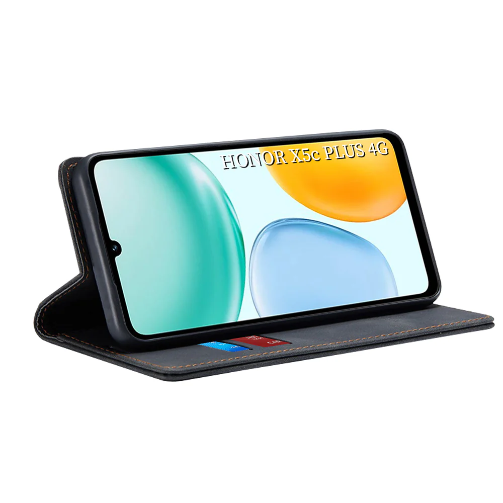 Case for Honor X5c Plus, Techsuit, Confy, Black - Image 2