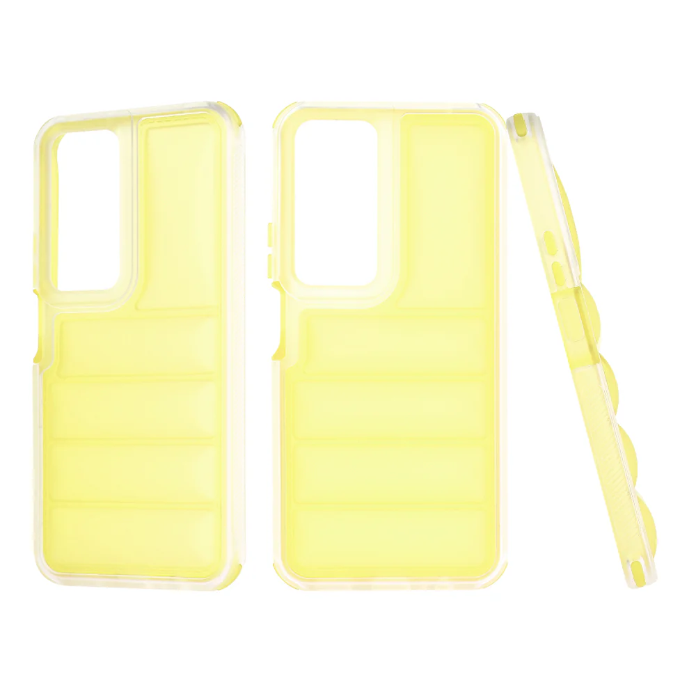 Case for Honor X7b 5G / 90 Smart / X7b 4G, Techsuit, Wave Shield, Yellow - Image 4