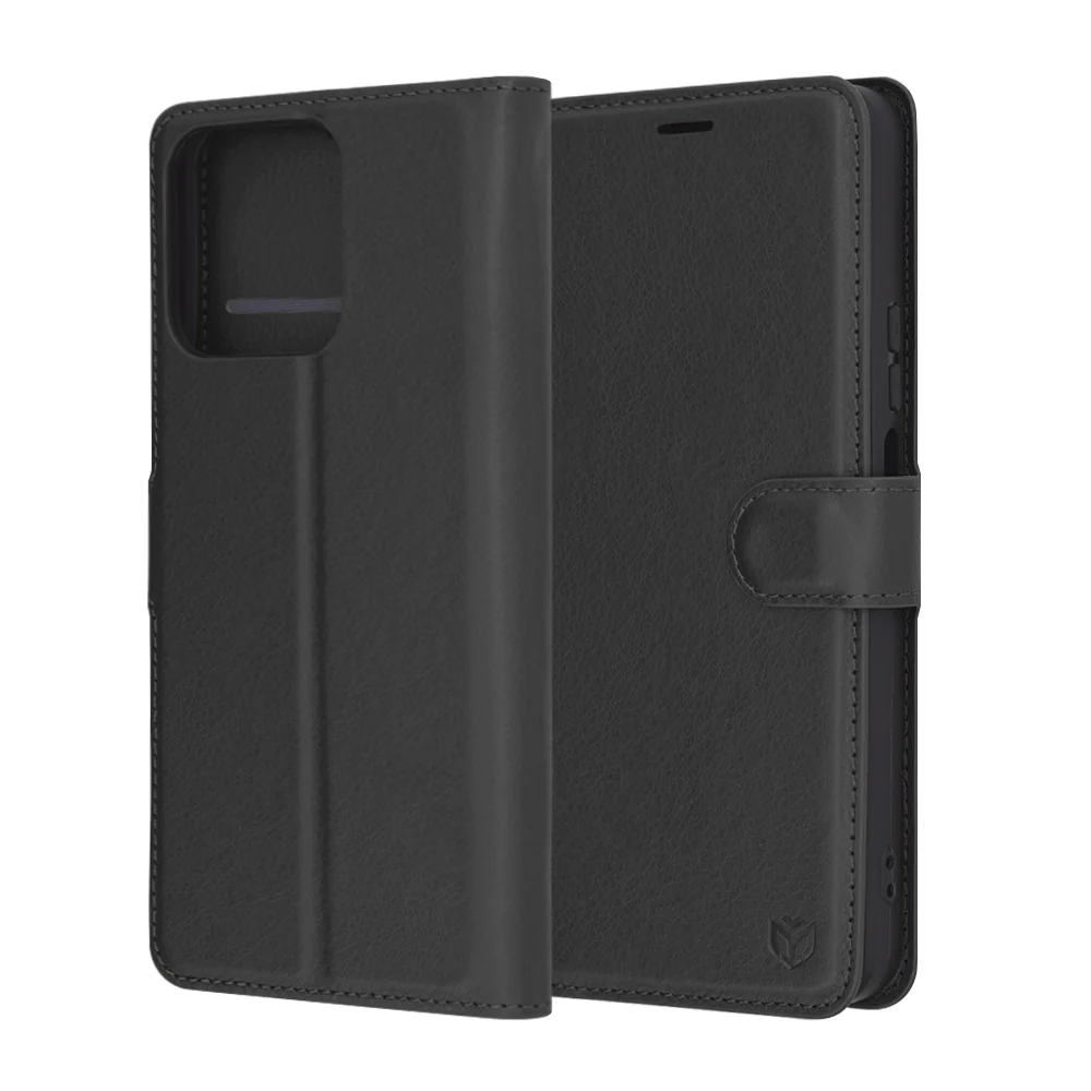 Case for Honor X7c / 200 Smart, Techsuit, Leather Folio, Black - Image 6