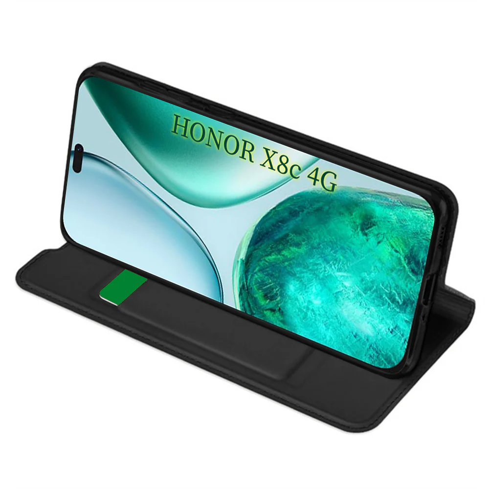 Case for Honor X8c, Techsuit, Magskin Book, Black - Image 2