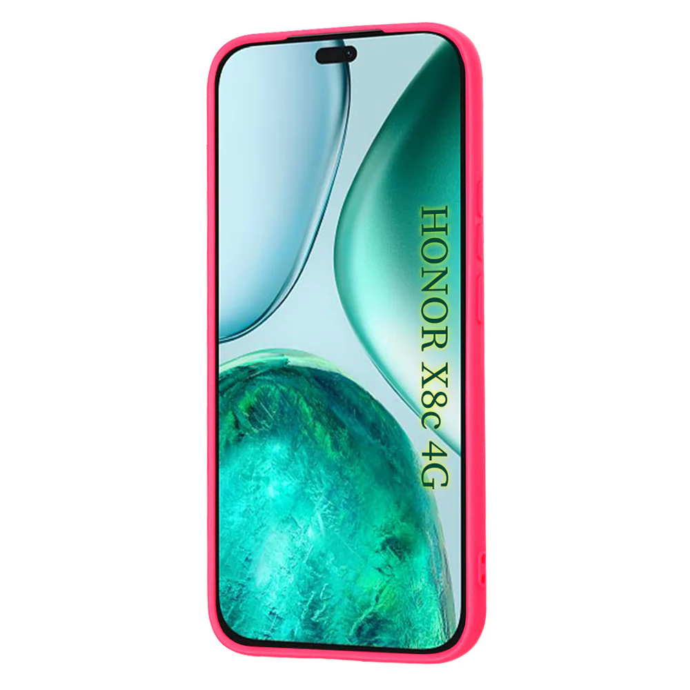 Case for Honor X8c, Techsuit, SoftFlex, Dark Pink - Image 2