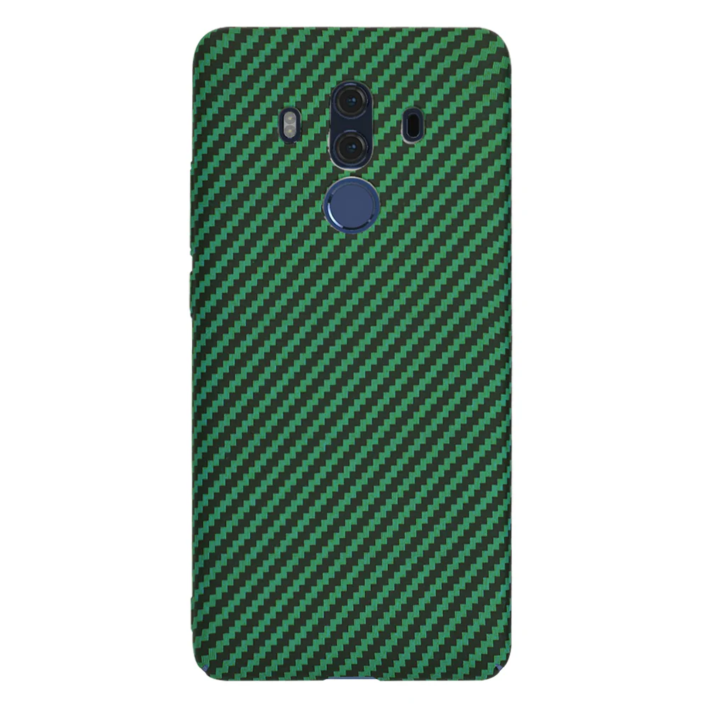 Case for Huawei Mate 10 Pro, Techsuit, Carbonite FiberShell, Green - Image 3