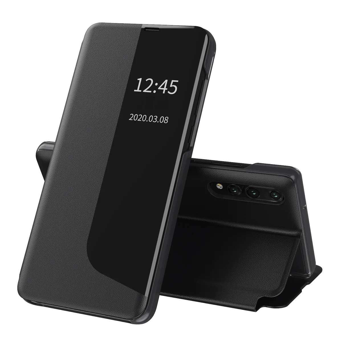 Case for Huawei P20 Pro, Techsuit, eFold, Black