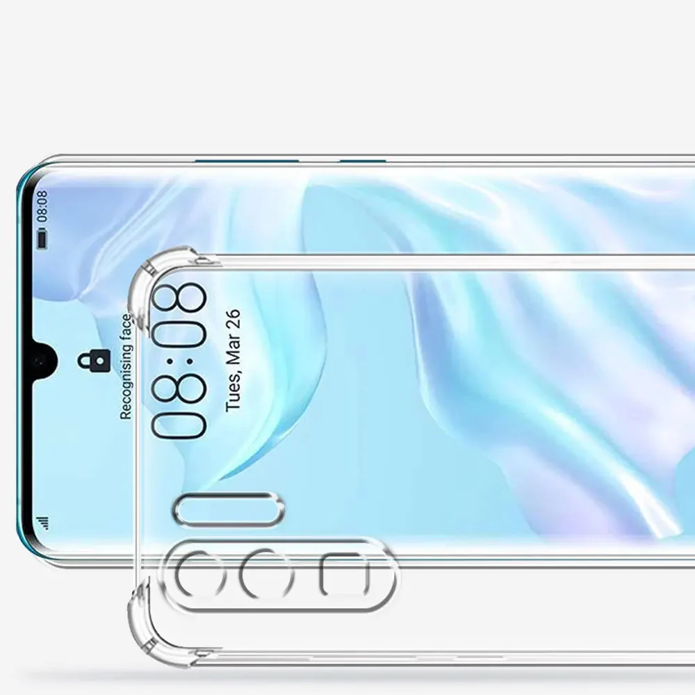 Case for Huawei P30 Pro New Edition / P30 Pro, Techsuit, Shockproof Clear, Transparent - Image 3