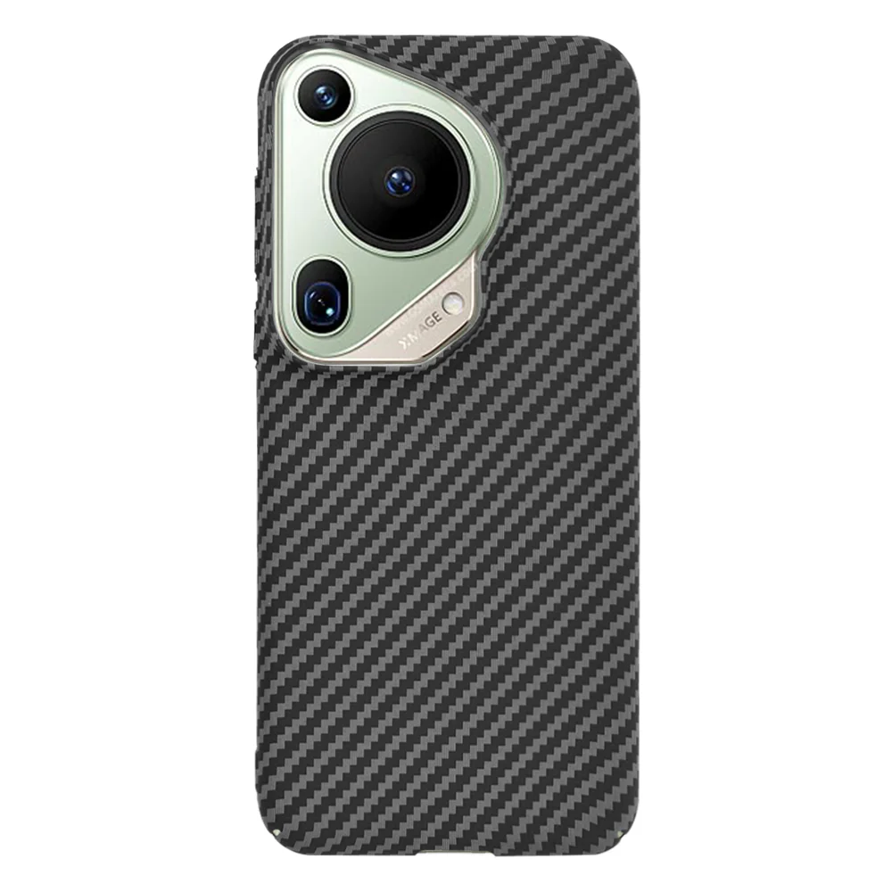 Case for Huawei Pura 70 Ultra, Techsuit, Carbonite FiberShell, Black - Image 3